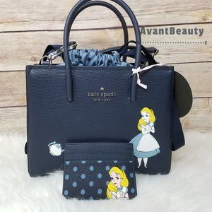 Disney x kate spade new york alice in wonderland shopper Card Holder Blue Set